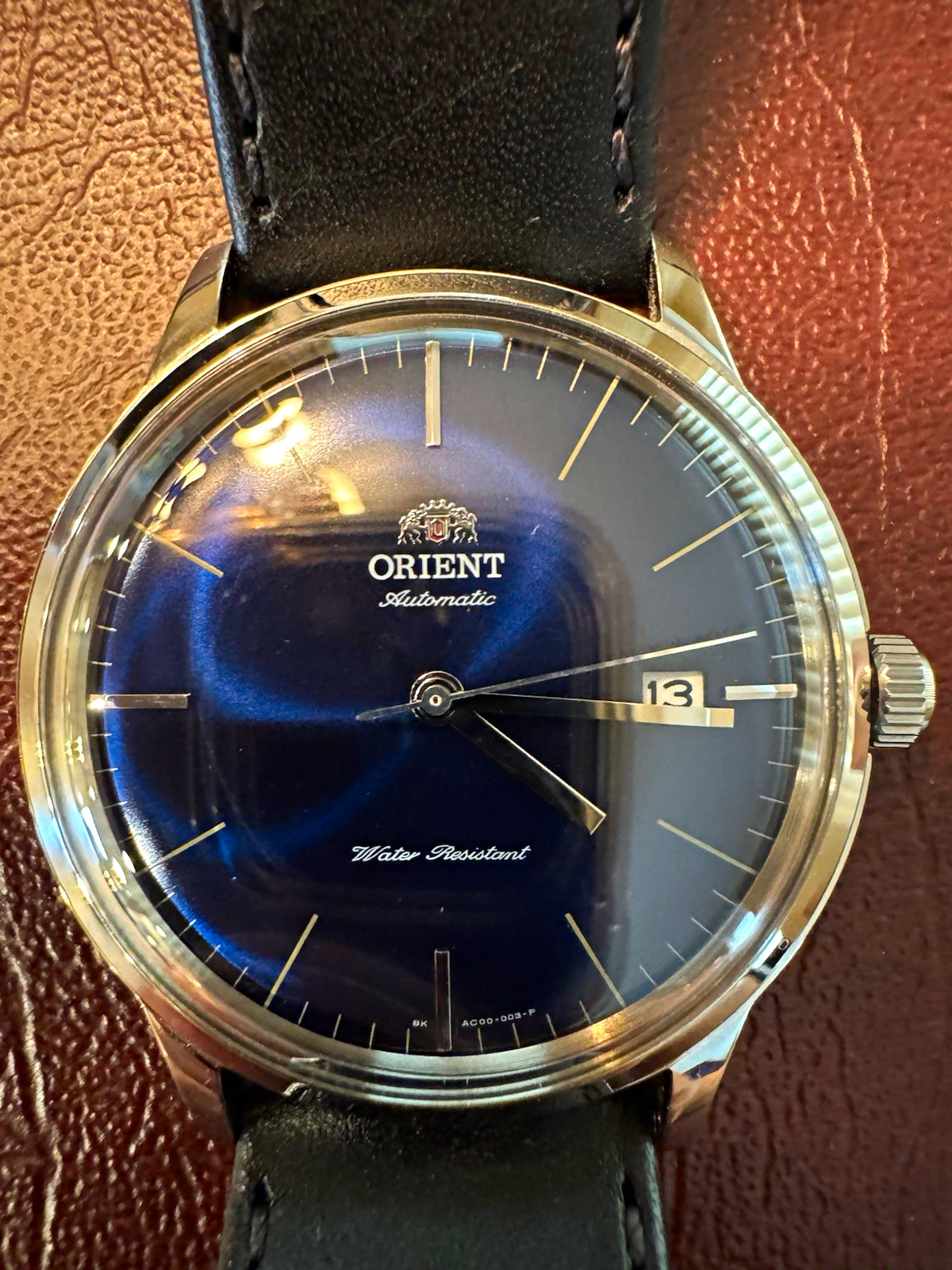 Orient Bambino Version 3 Automatic Men’s Watch 40.5mm Blue Dial Date