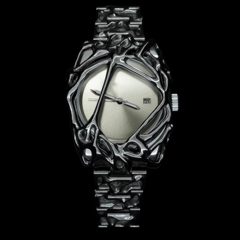 Mens Wristwatch Unique Special Shaped Designer Luxury Trendy Modern Fashion