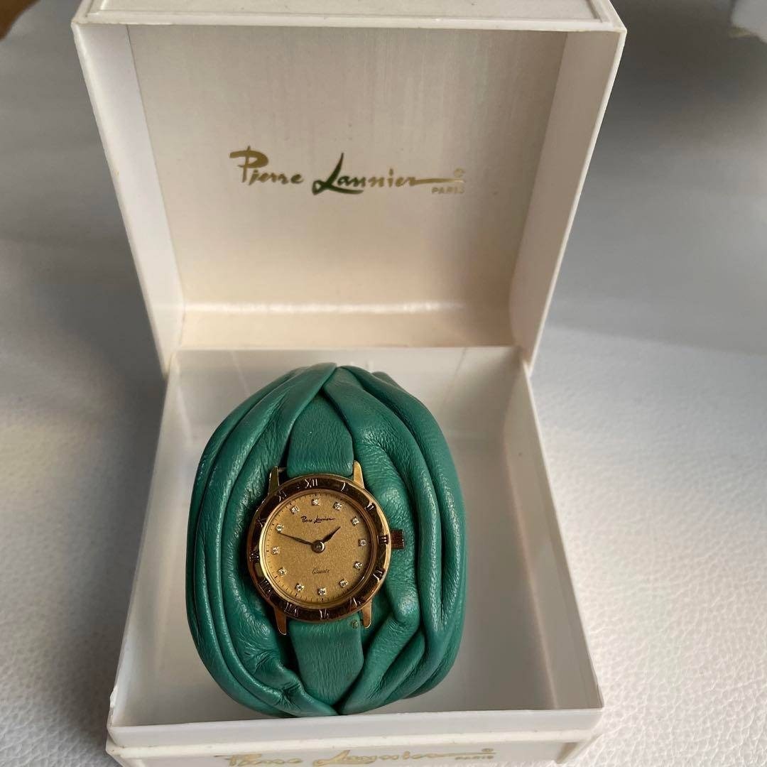 Pierre Lannier vintage red wristwatch