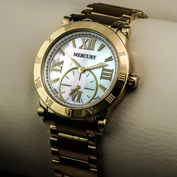 Mercury – Swiss Watch – ME255-GG-7 Swiss Quartz 36 mm ME255 50m (5 ATM, 169 ft)