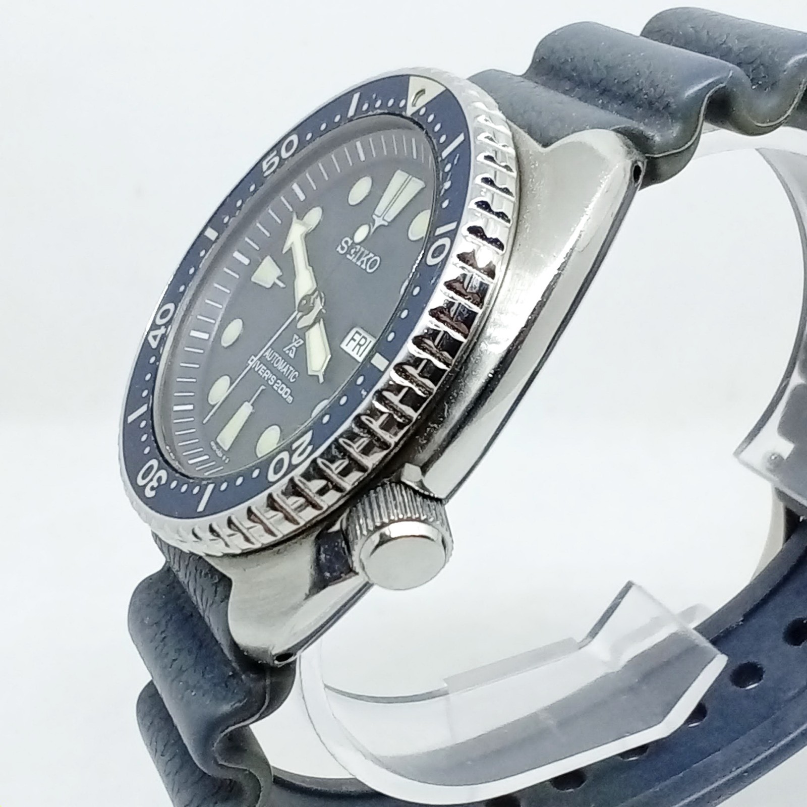 SEIKO Prospex Turtle Divers 200 M,4R36 Day-Date Mens Automatic Black/blue Watch