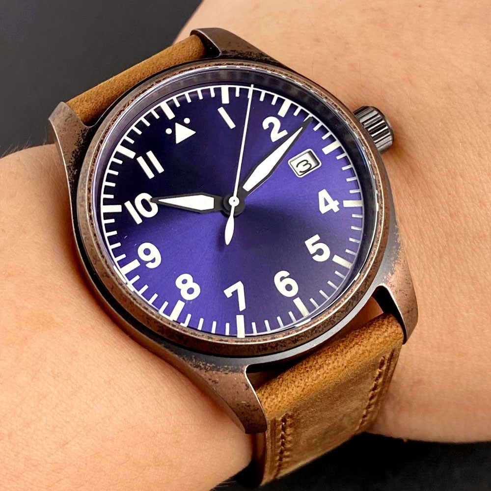 Tandorio Dive Automatic Men’s Watch NH35A PT5000 Waterproof Sapphire Glass 39mm