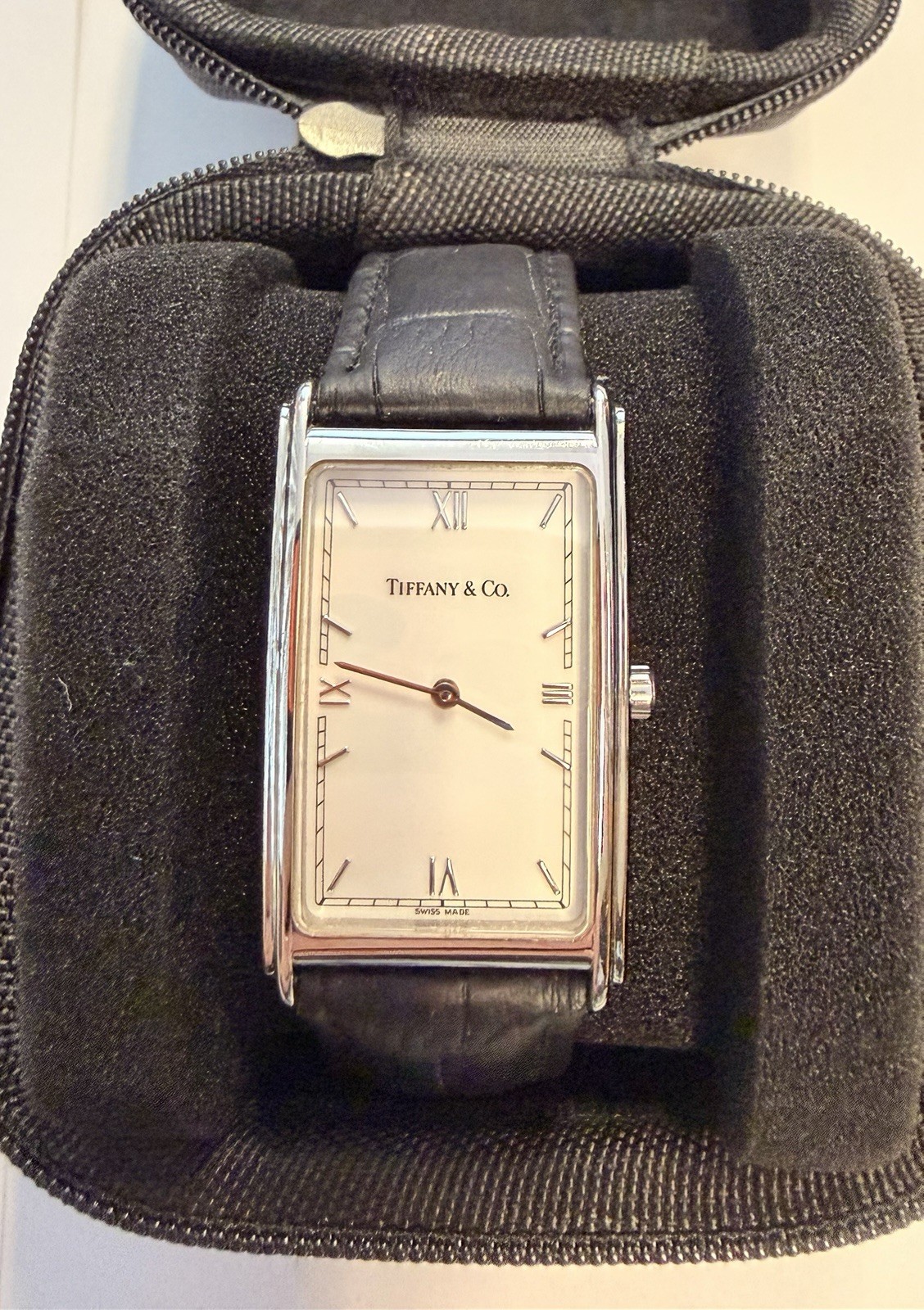 Tiffany & Co. M241 Classic Watch – Square Stainless Steel With Upgraded Clasp