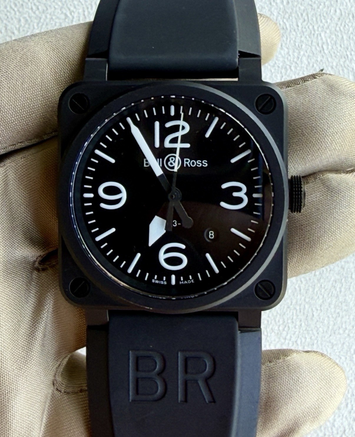 Bell & Ross BR0392-BL-CE Men’s Matte Black Watch
