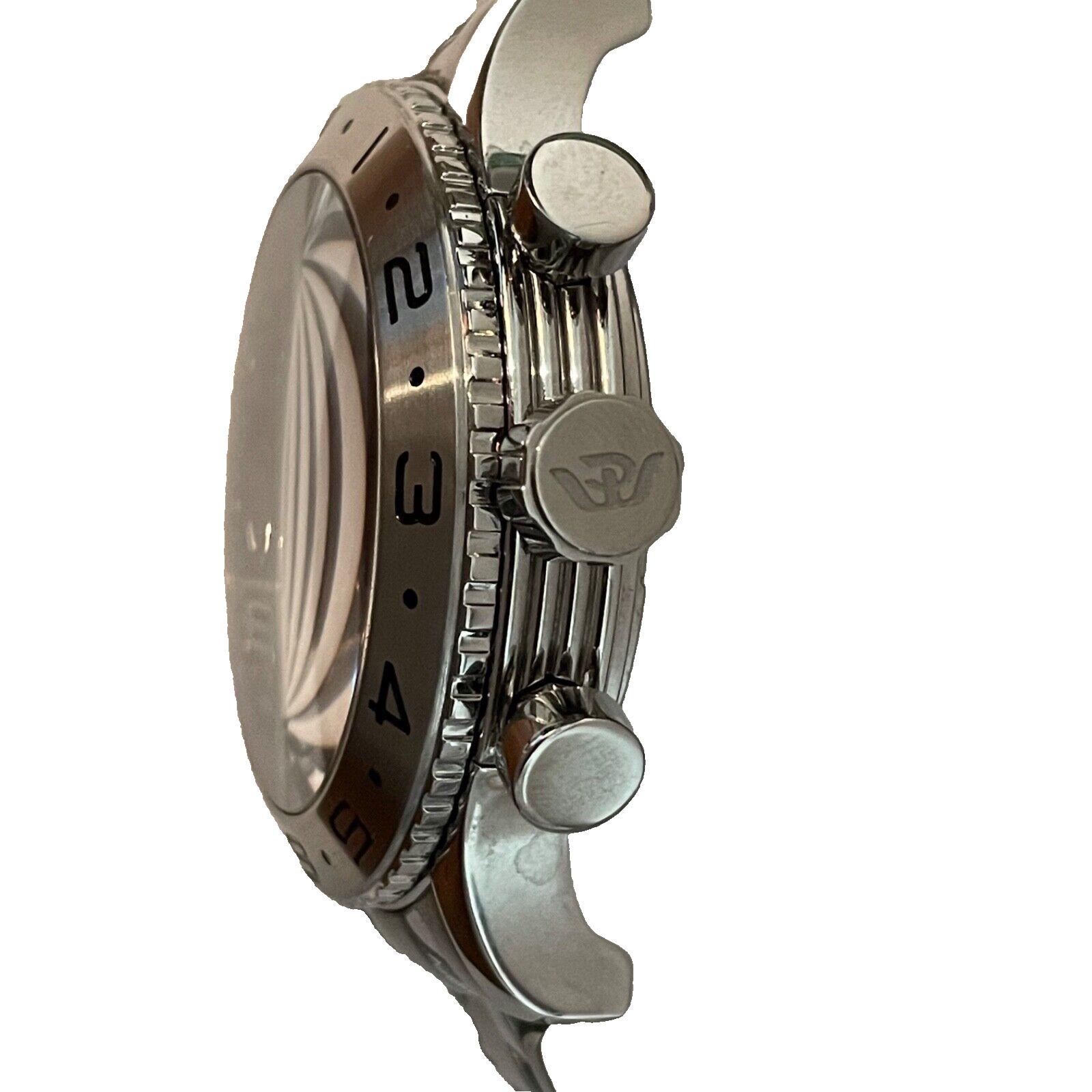 Philip Valjoux 7750 Automatic Chronograph Men’s Watch 44mm Original SS Bracelet