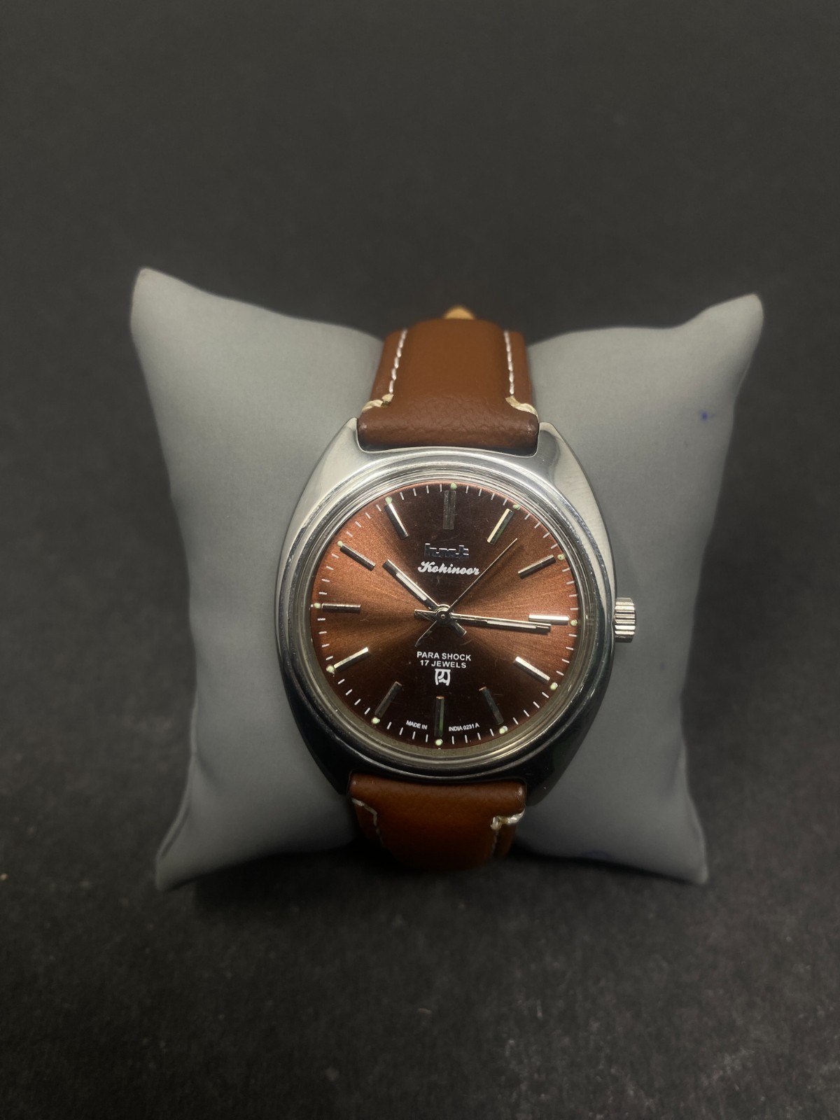 Vintage HMT Kohinoor 17 Jewels Mechanical Hand Winding Men’s Wrist Watch