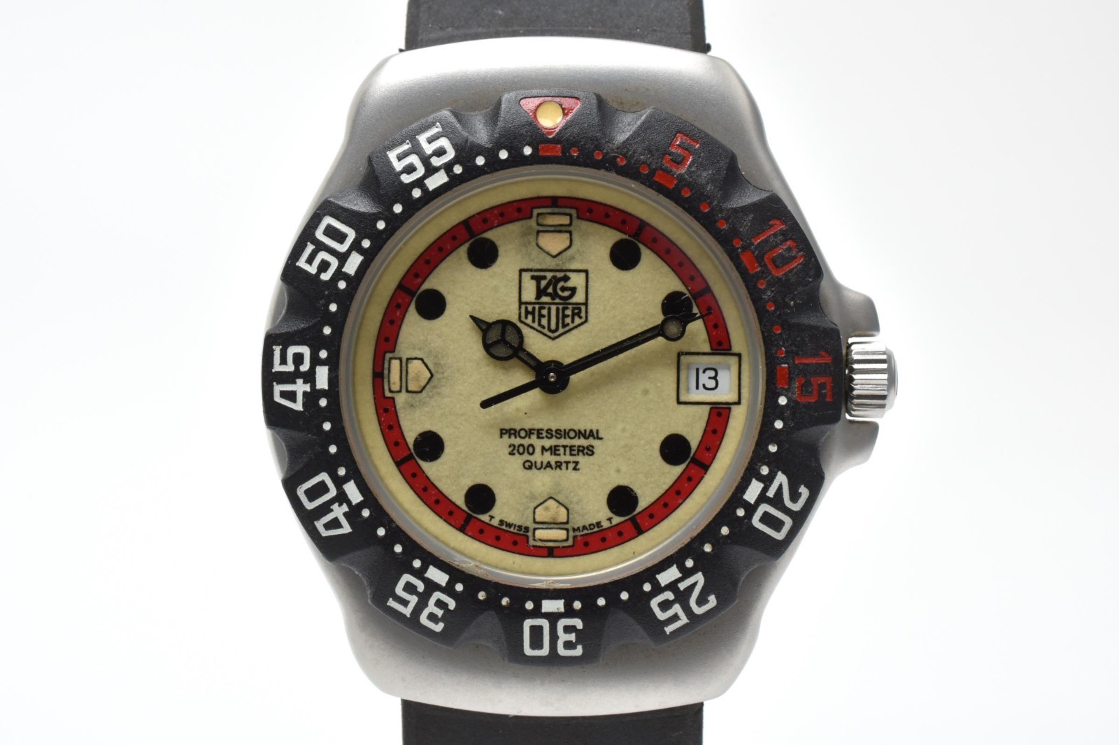 【Exc+5】 TAG Heuer Formula 1 WA1211 Cream Dial 200m Mens Quartz Watch From Japan