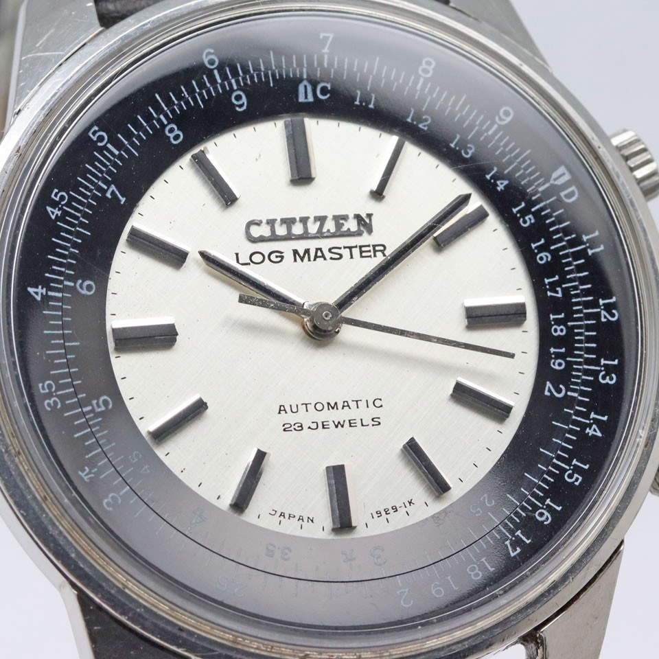 Citizen Log Master Ref.AUOS 52401-TA Citizen Log Master Rotating Inner Bezel