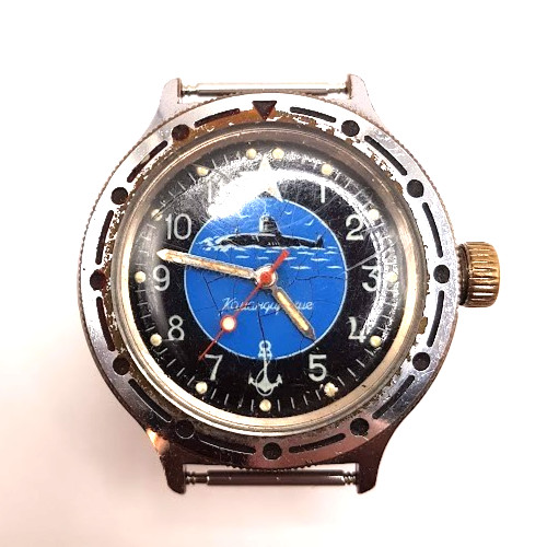 LEGENDARY RUSSIAN VINTAGE MENS WATCH VOSTOK KOMANDIRSKIYe MECHANICAL WORKING RAR