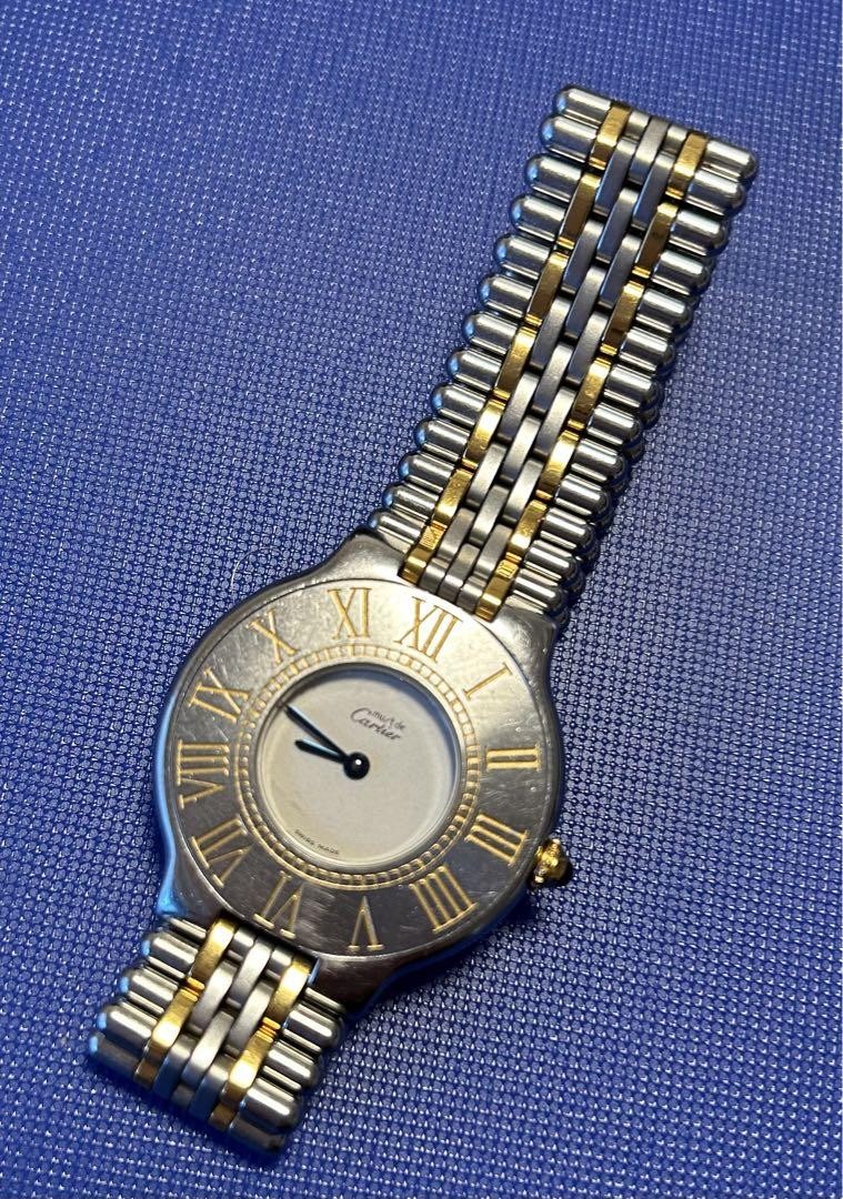Cartier Must de Cartier 21 Silver Women’s Quartz Watch From JAPAN