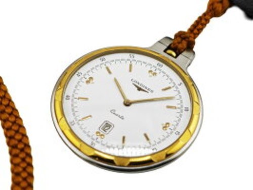 LONGINES Conquest Pocket Watch 80’s Authentic From Japan
