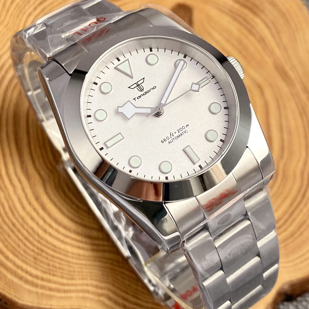 Luminous 36mm/39mm Tandorio Sapphire Glass Polished NH35 Automatic Men’s Watch
