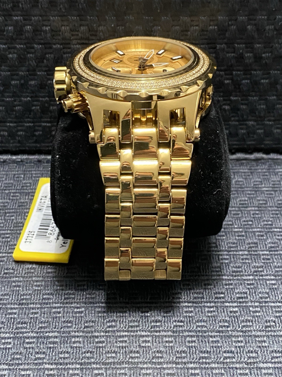 Invicta Reserve Subaqua Specialty.71 CTW Diamond Bezel Gold Watch, Model #37325