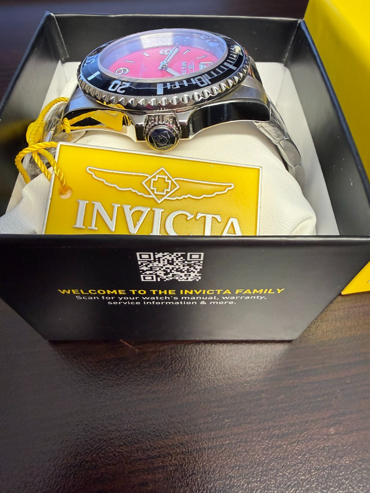 Invicta Specialty Rowan Men’s Watch 40mm Stainless Steel Red Quartz 49350 NIB