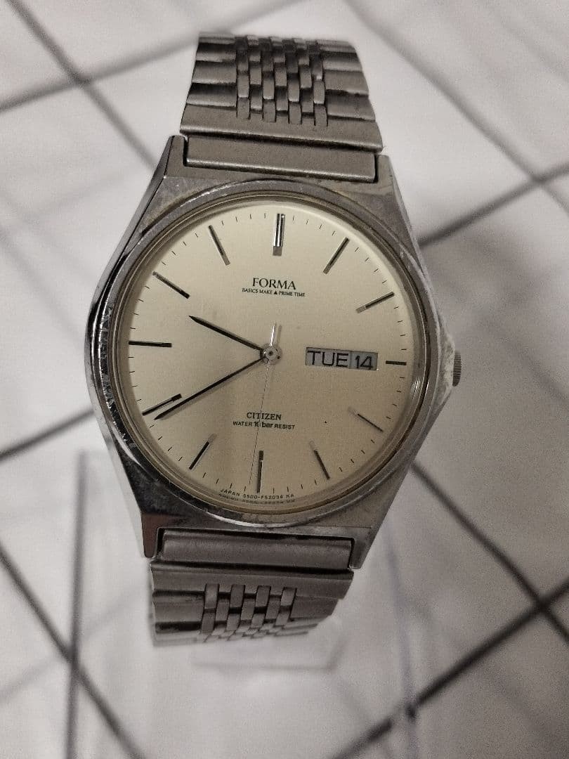 Working condition men’s watch CITIZEN FORMA 5500 quartz watch