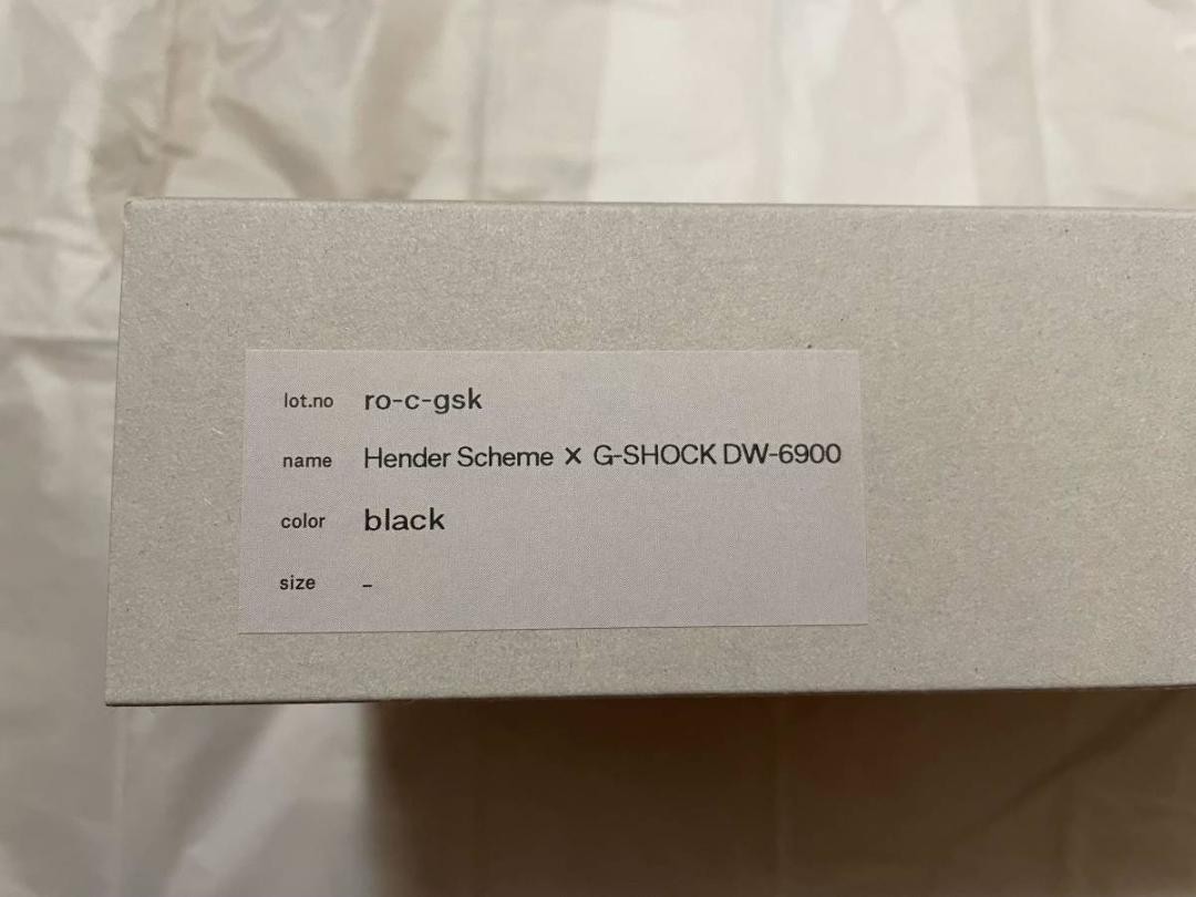 Hender Scheme × CASIO G-SHOCK DW-6900 Ender Scheme Casio Sukima Collaboration