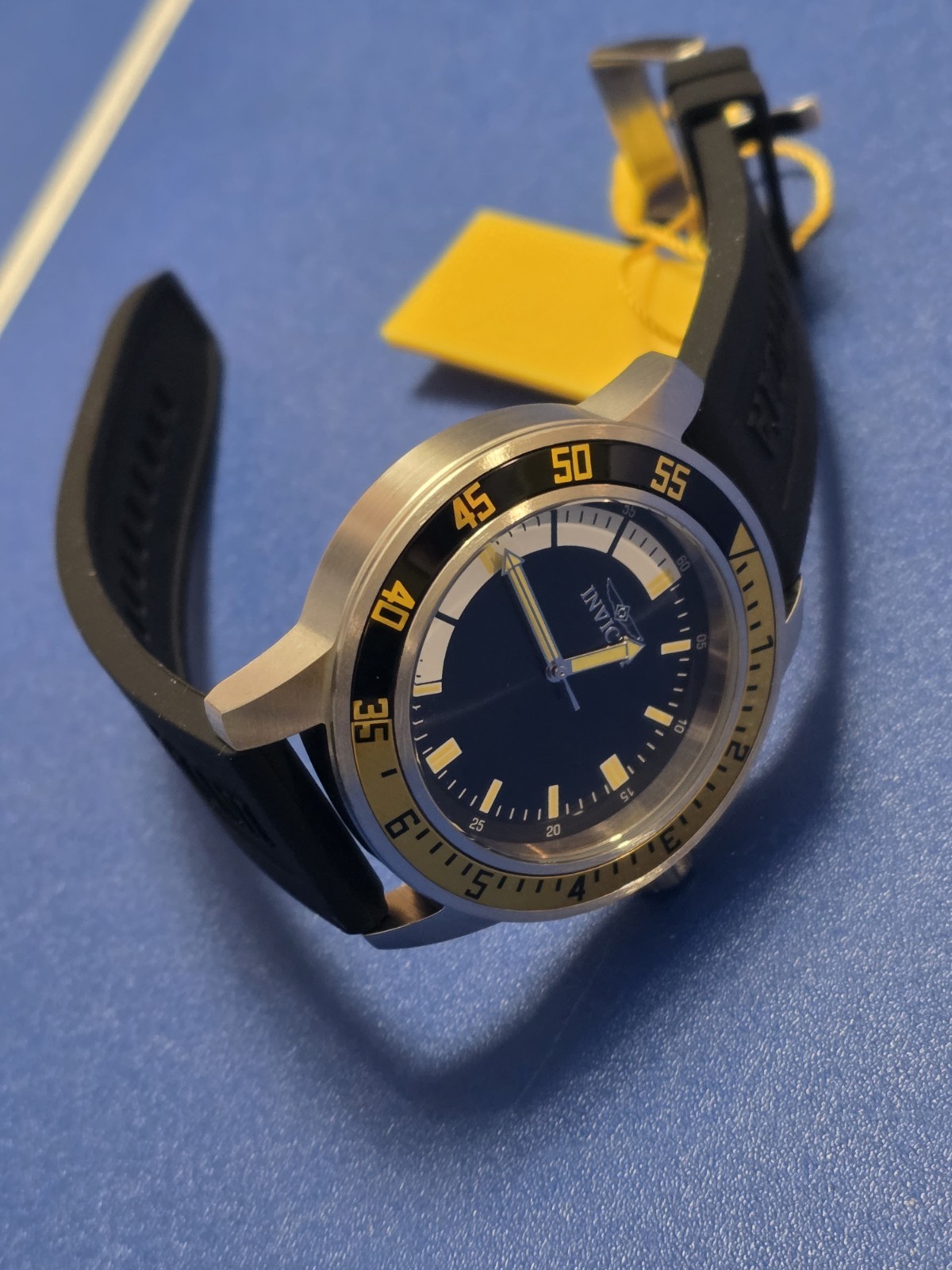 Invicta Men’s Watch – Model 34097 – 45mm – Black/Gold – MSRP $150