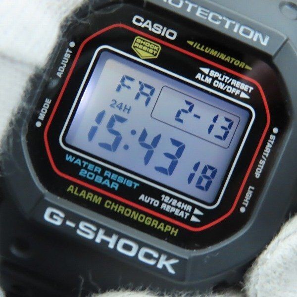 Casio G-SHOCK DW-5600RL-1JF First Generation Color Wristwatch