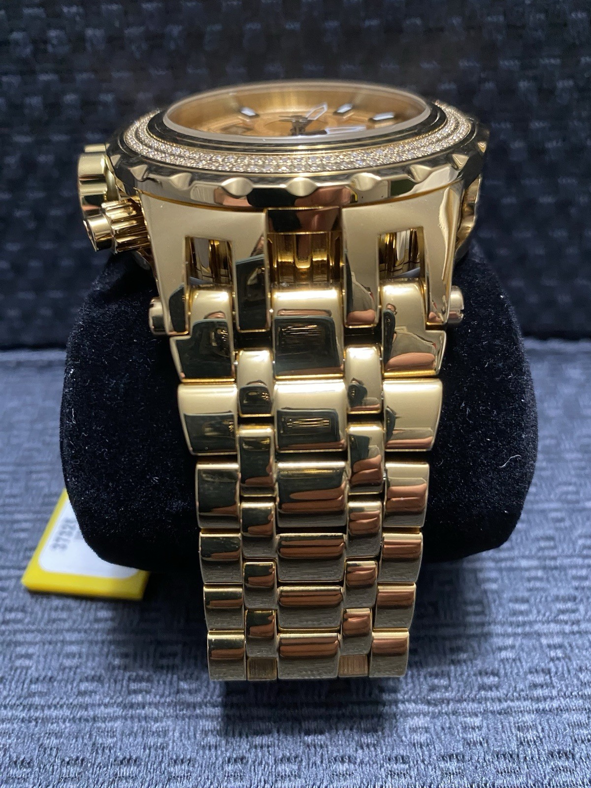 Invicta Reserve Subaqua Specialty.71 CTW Diamond Bezel Gold Watch, Model #37325