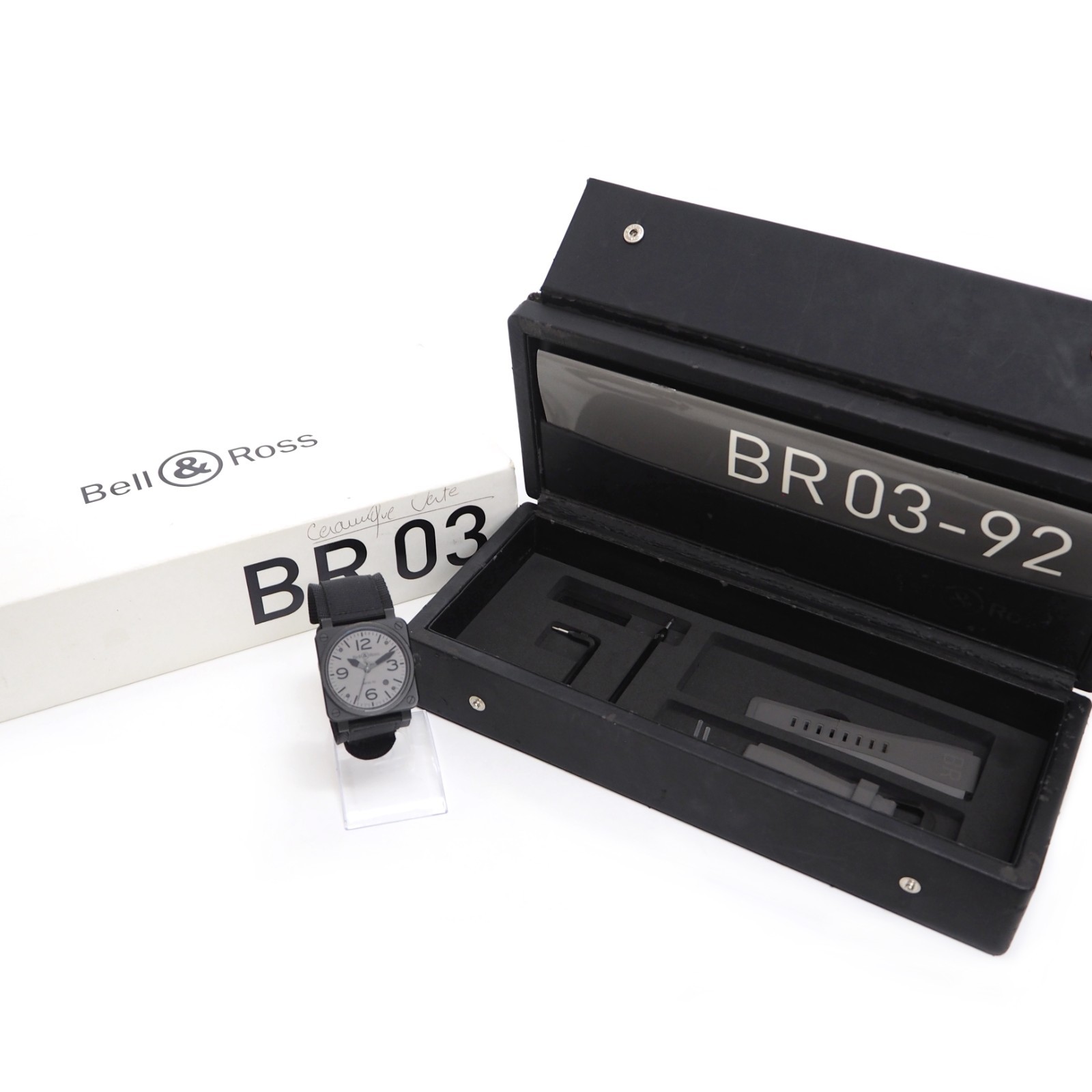 Bell & Ross BR03-92 Aviation Command S. Steel Automatic Men’s Wrist Watch #W126