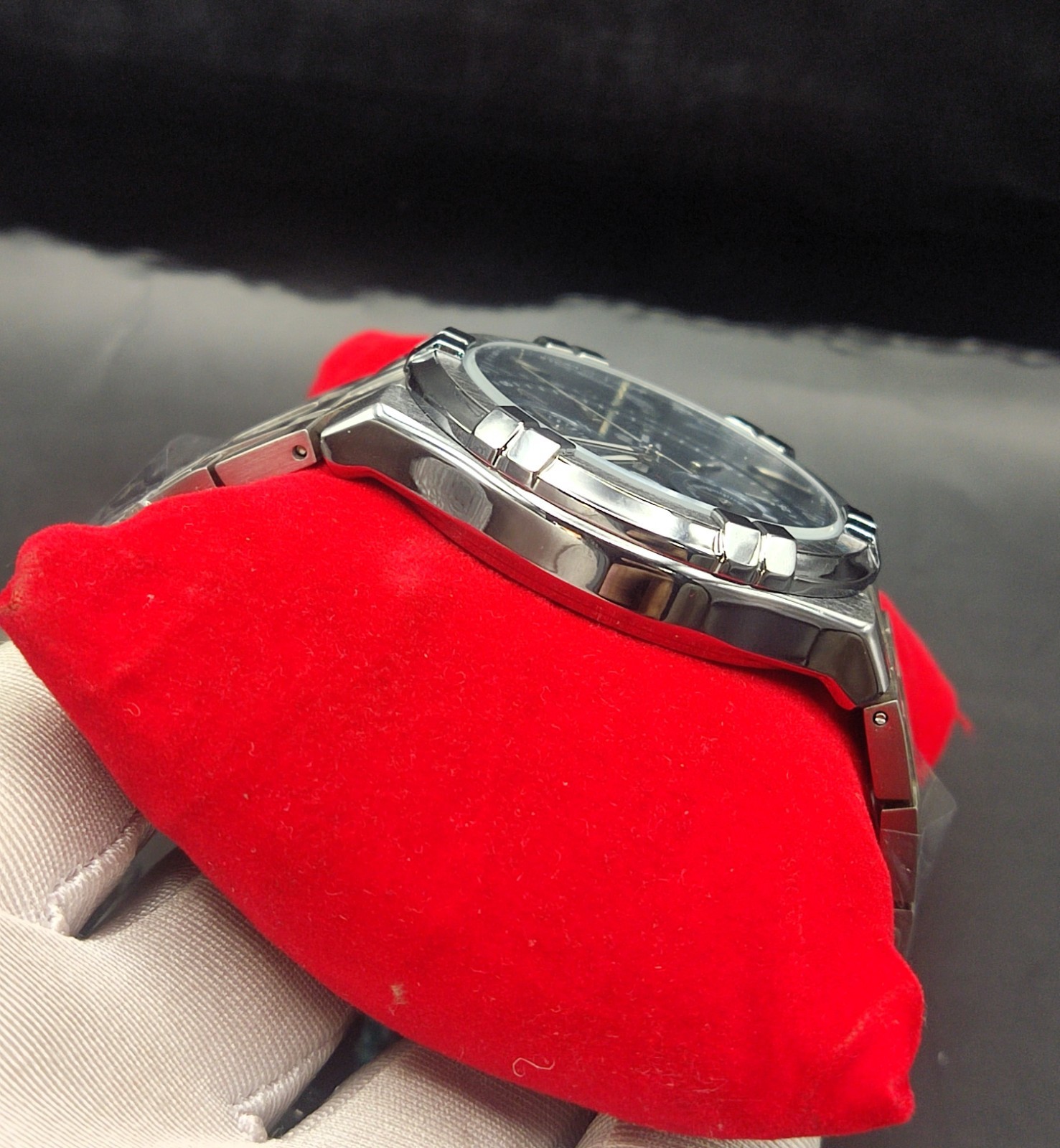 #Refurbished Maurice Lacroix Chronograph Black Dial Analog Men’s Wrist Watch