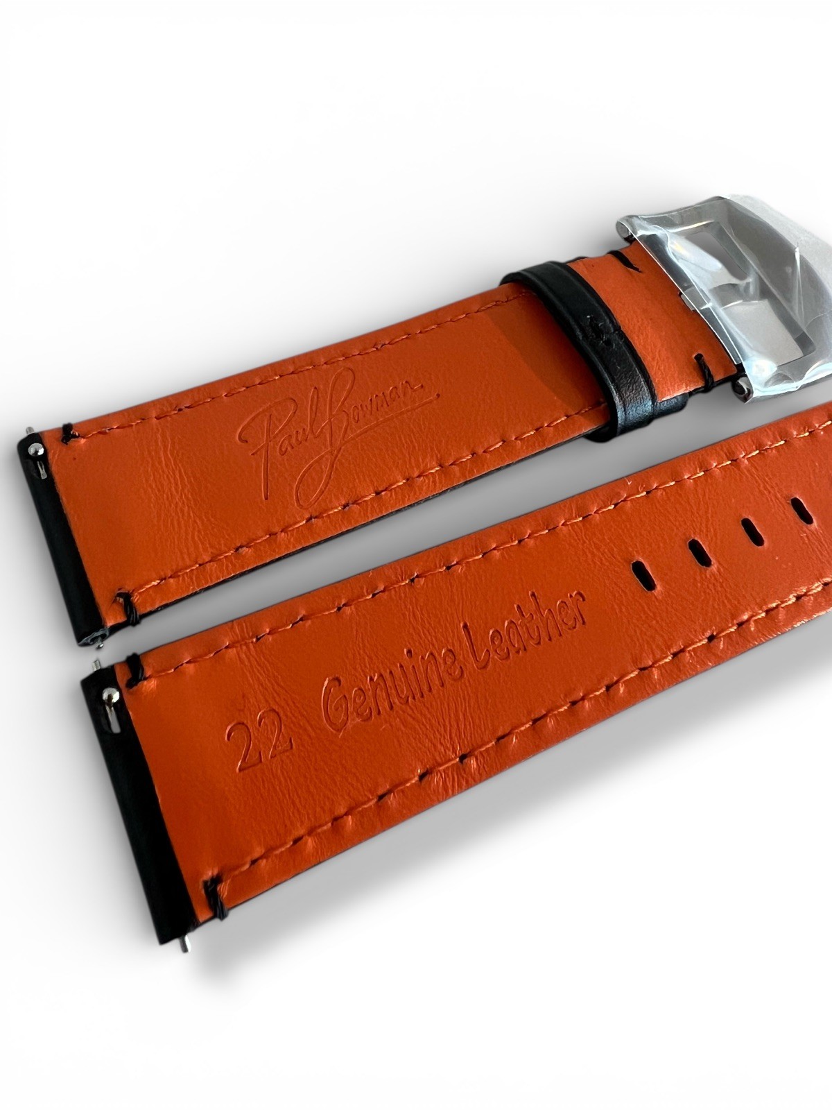 Premium Leather Strap | 22mm Genuine Leather | Field Band | Military grade