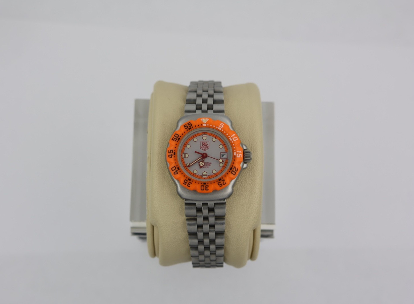 TAG Heuer 373.508 WA1413.BA0495 Women’s Formula 1 Series Watch Orange Gray 200M
