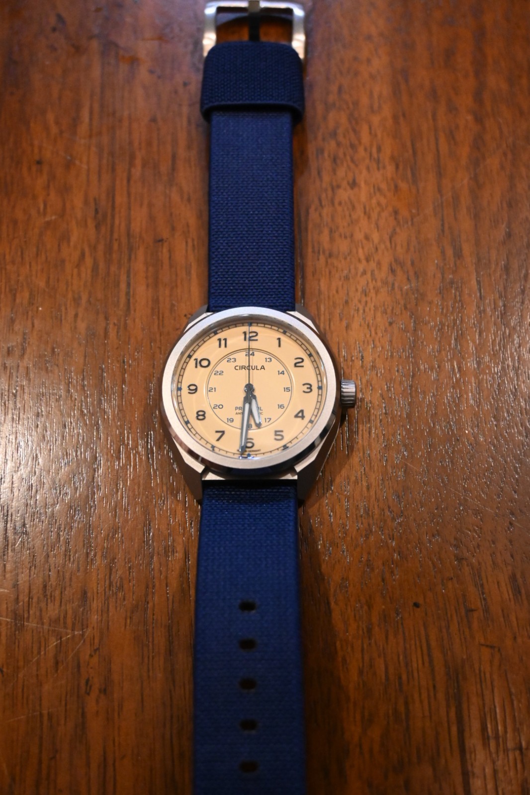 Circula Pro-Trail Sand, pre-owned with original box, papers, strap.