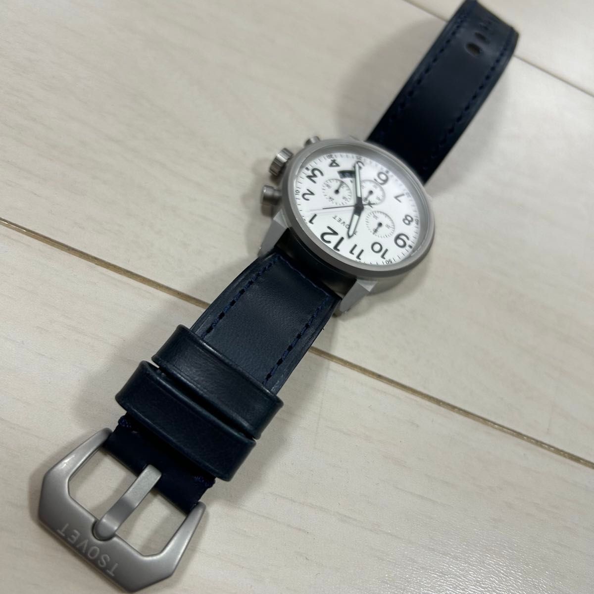 TSOVET JPT-TS44 Chronograph Watch, Good Condition, No Accessories From Japan