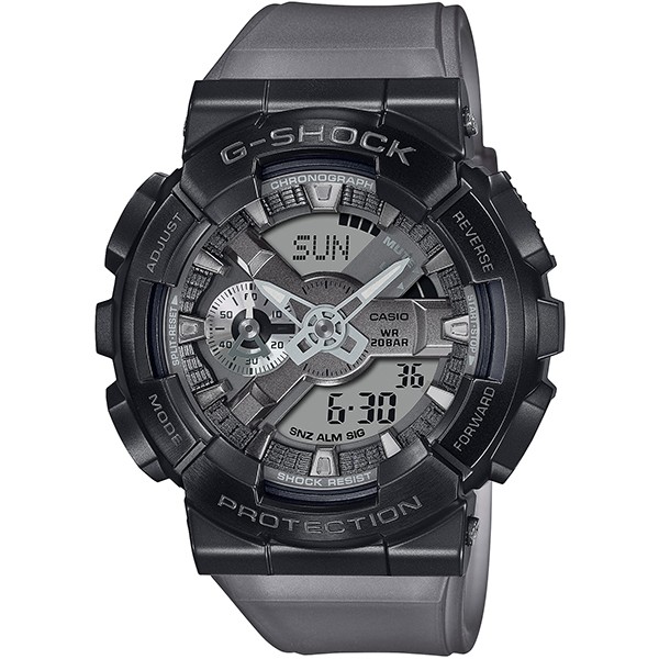 New with Defects Casio GM 110MF 1AJF G Shock Digital Analog Metal Covered Midn