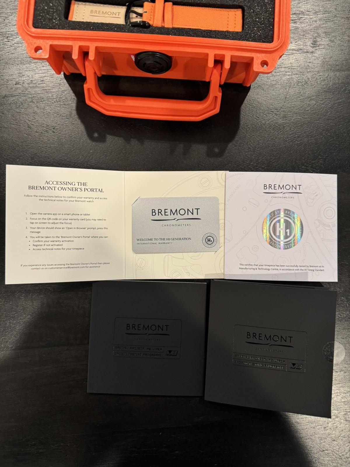 Bremont Viper Limited Edition 300 Pcs Martin Baker – Box & Papers, extra strap
