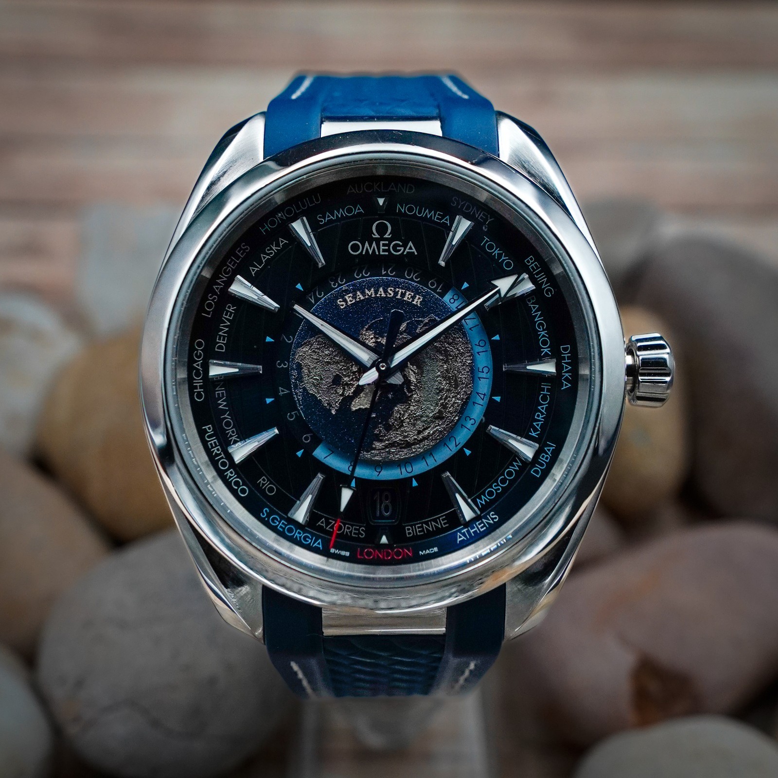 2023 Omega Seamaster Aqua Terra Worldtimer 220.12.43.22.03.001 Full Set