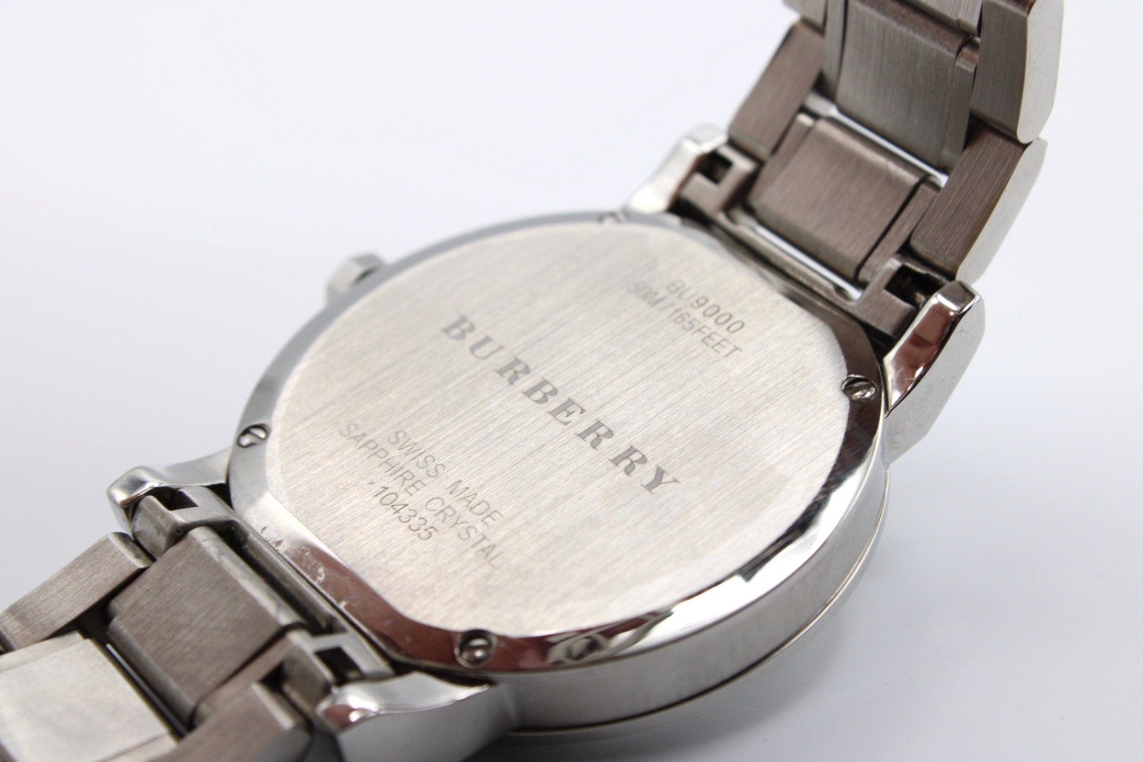 BURBERRY THE CITY Stainless Steel Silver Unisex Watch BU9000