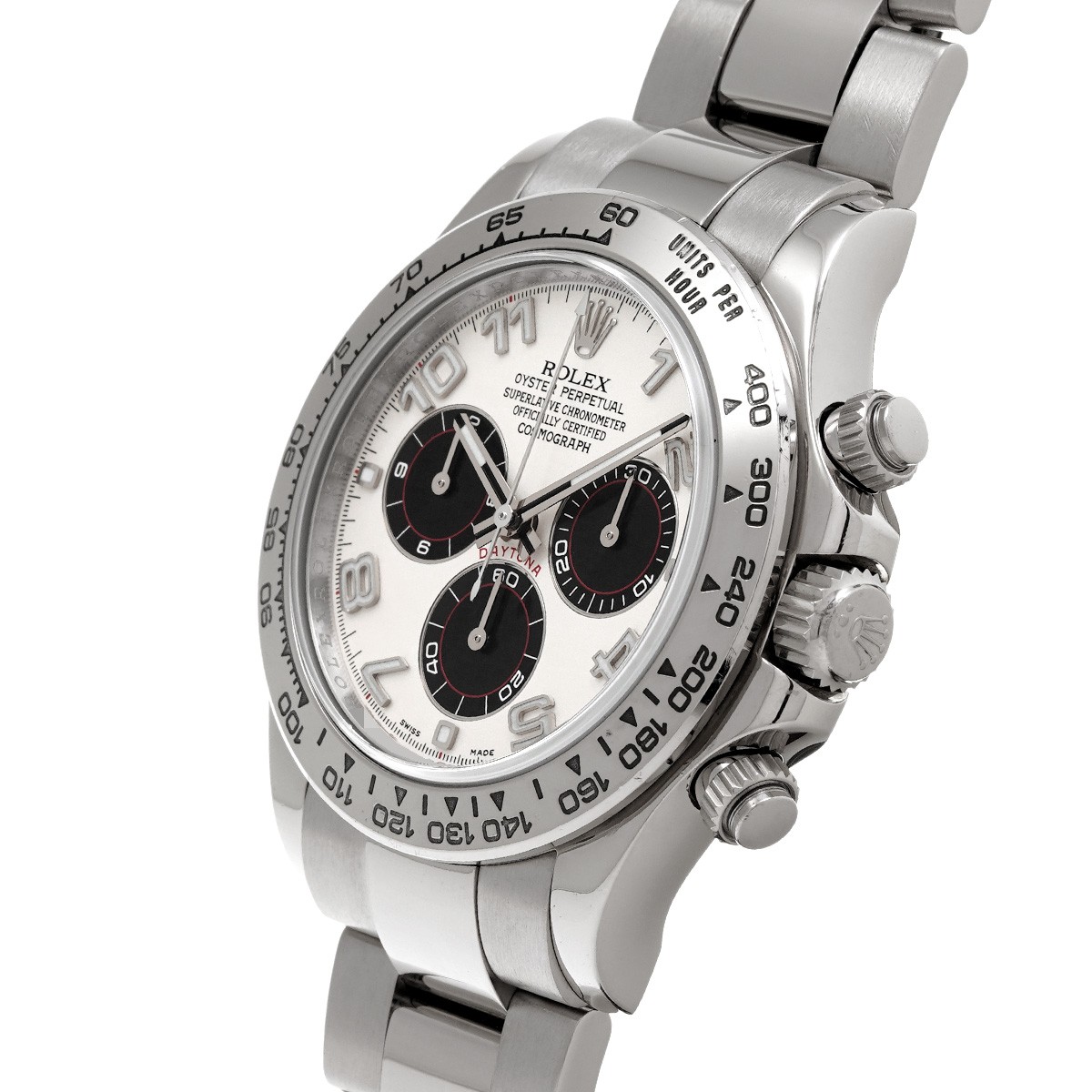 ROLEX Cosmograph Daytona 116509 Ivory/black WATCH 731964