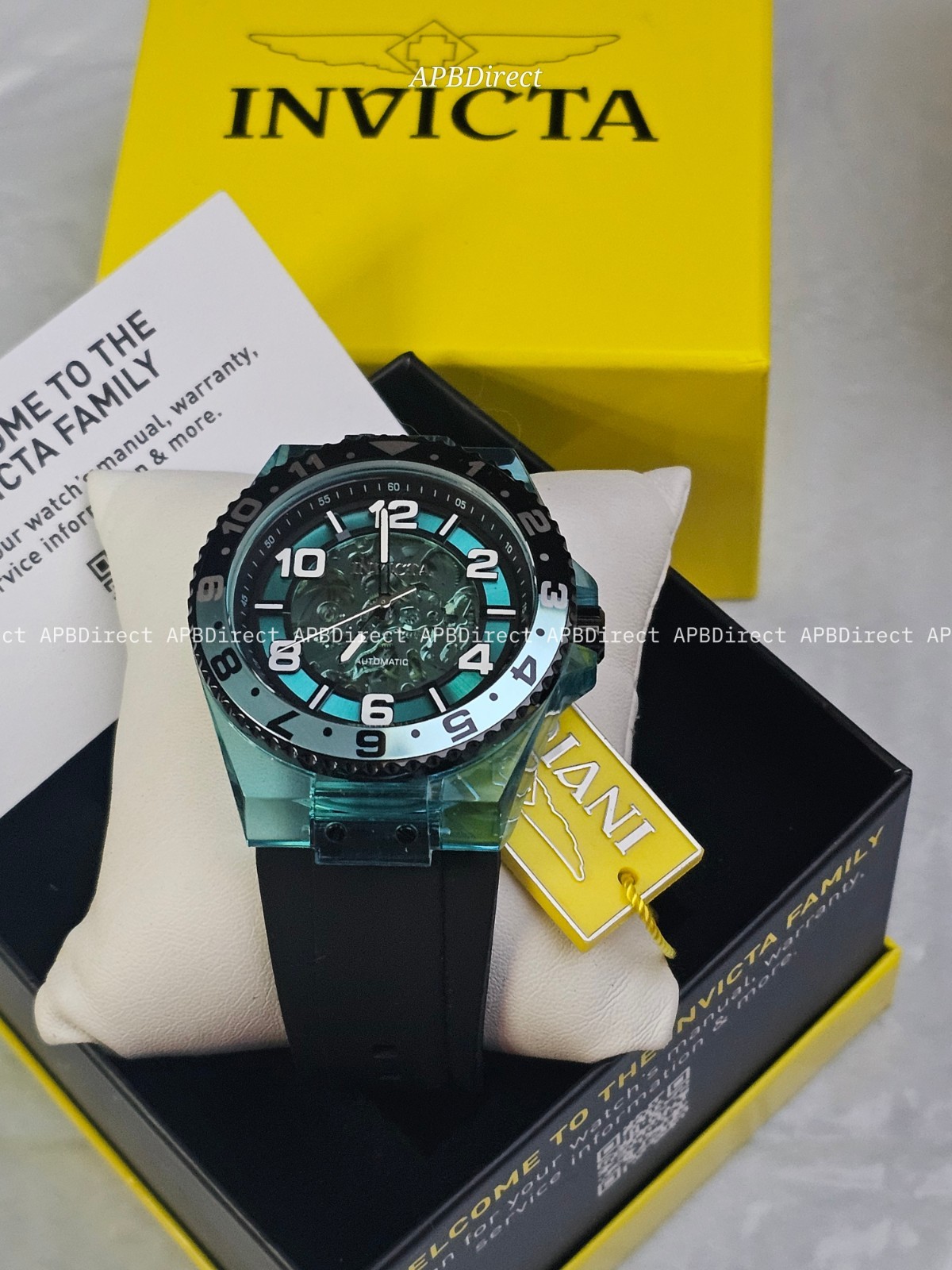 Invicta – Speedway – Mechanical AUTOMATIC Aquamarine – Anatomic Dial mens watch