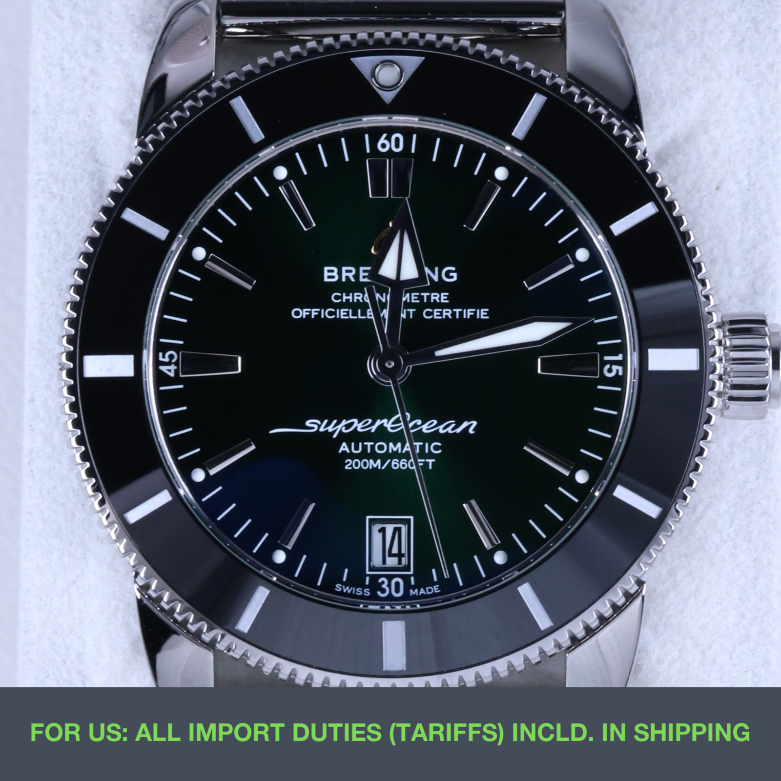 Breitling Superocean Heritage B20 Automatic 42 AB2010121L1A1 42mm Green Dial