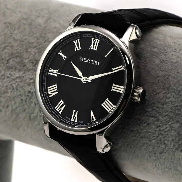 Mercury – Swiss Watch – ME385-SL-3 Swiss Quartz 36 mm ME385 50m (5 ATM, 169 ft)