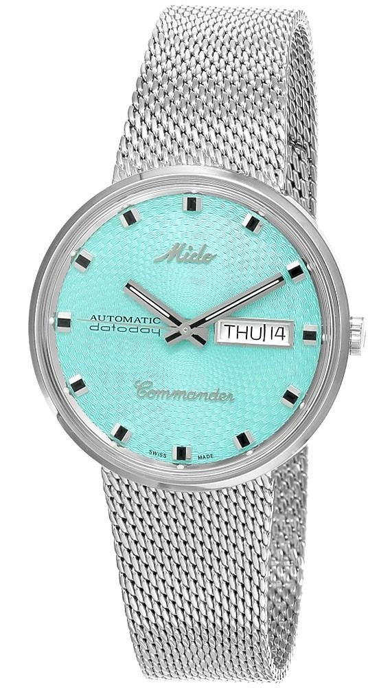 Mido Commander 1959 Auto 37mm Turquoise Unisex Watch M842942511 / M8429.4.25.11