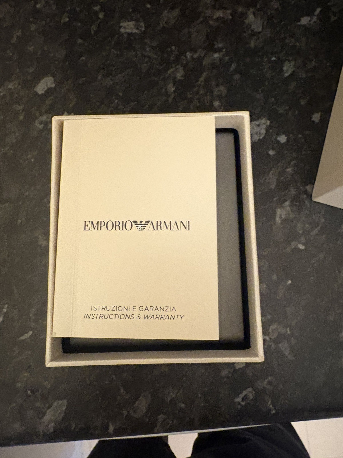 Luxury Emporio Armani AR2448 Mens Watch with Chronograph and BLUE DIAL