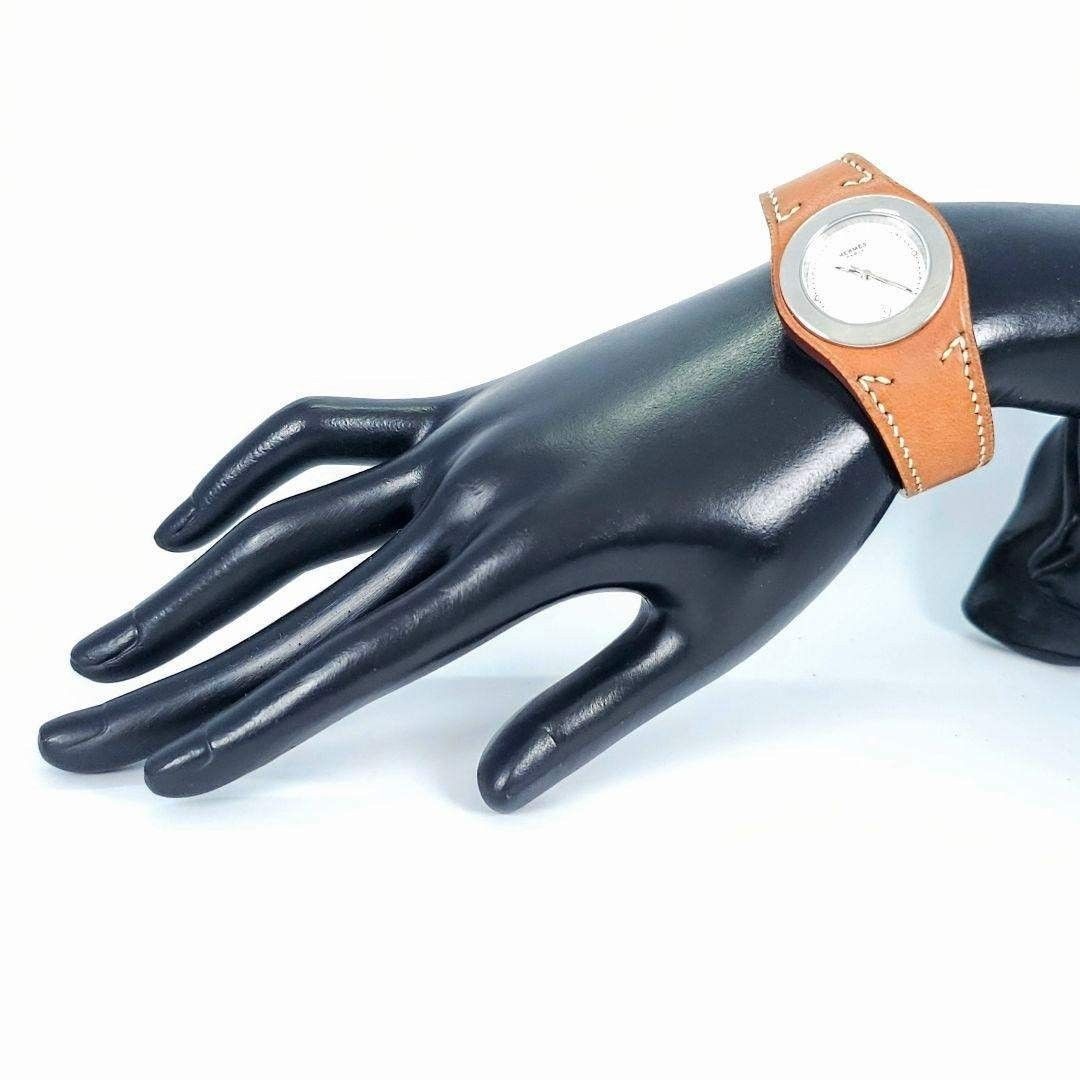 Brand new battery included. HERMES Arcé HA3.210 women’s watch.