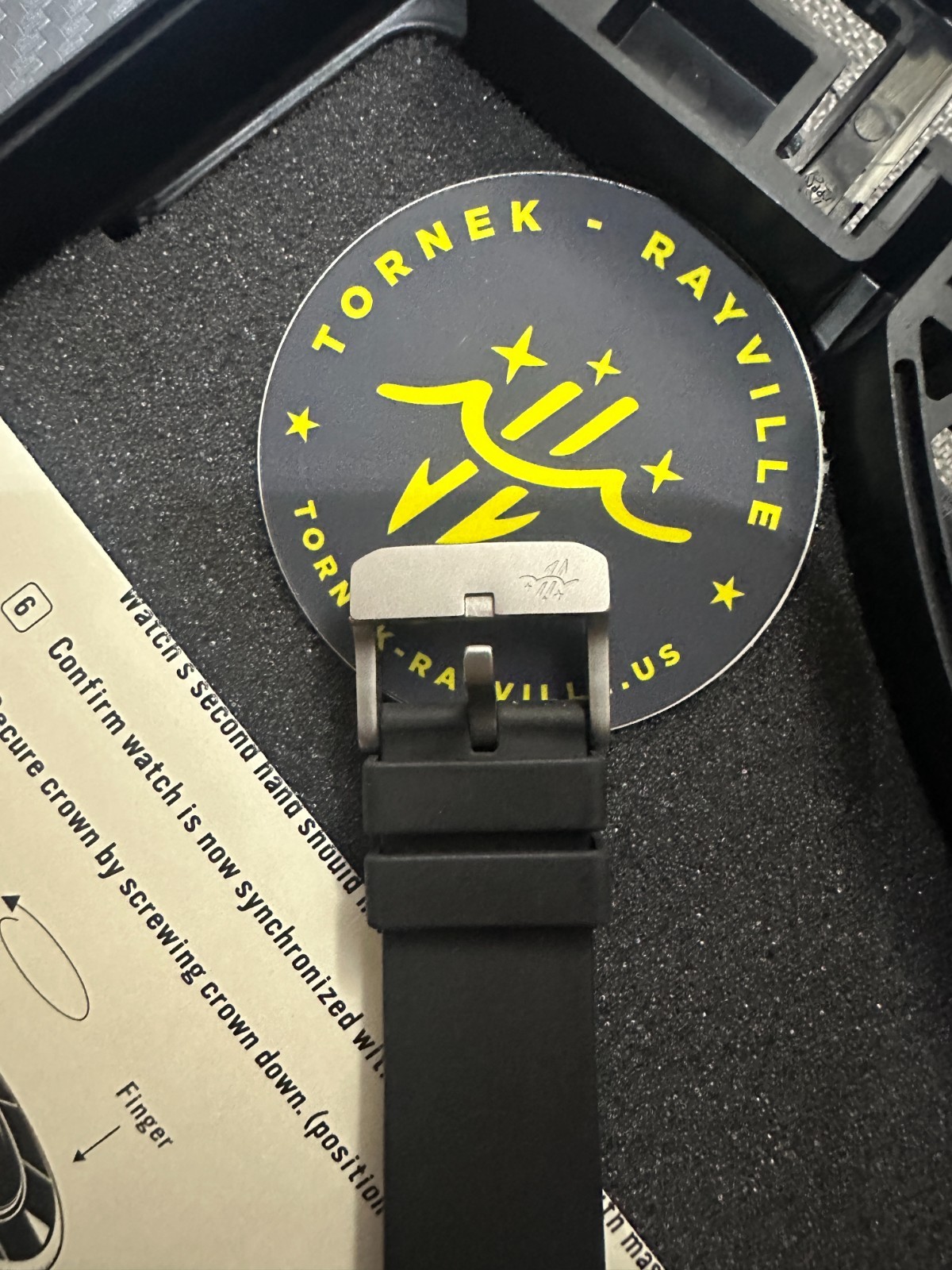 Tornek-Rayville TR-660 With Sapphire Inlay Non-date & Khaki Nytex Strap