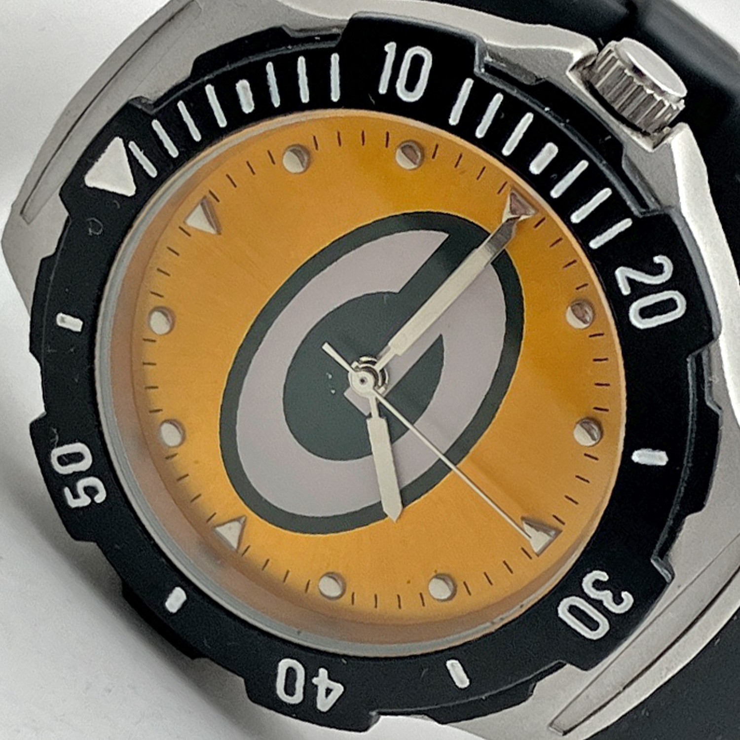 Game Time Agent Series Dive Style Watch Greenbay Packers 38mm Mens