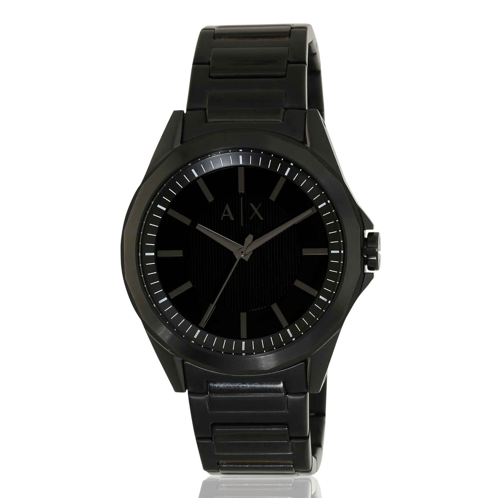 ARMANI EXCHANGE AX2620 BLACK DIAL STAINLESS STEEL BRACELET 44MM MENS WATCH