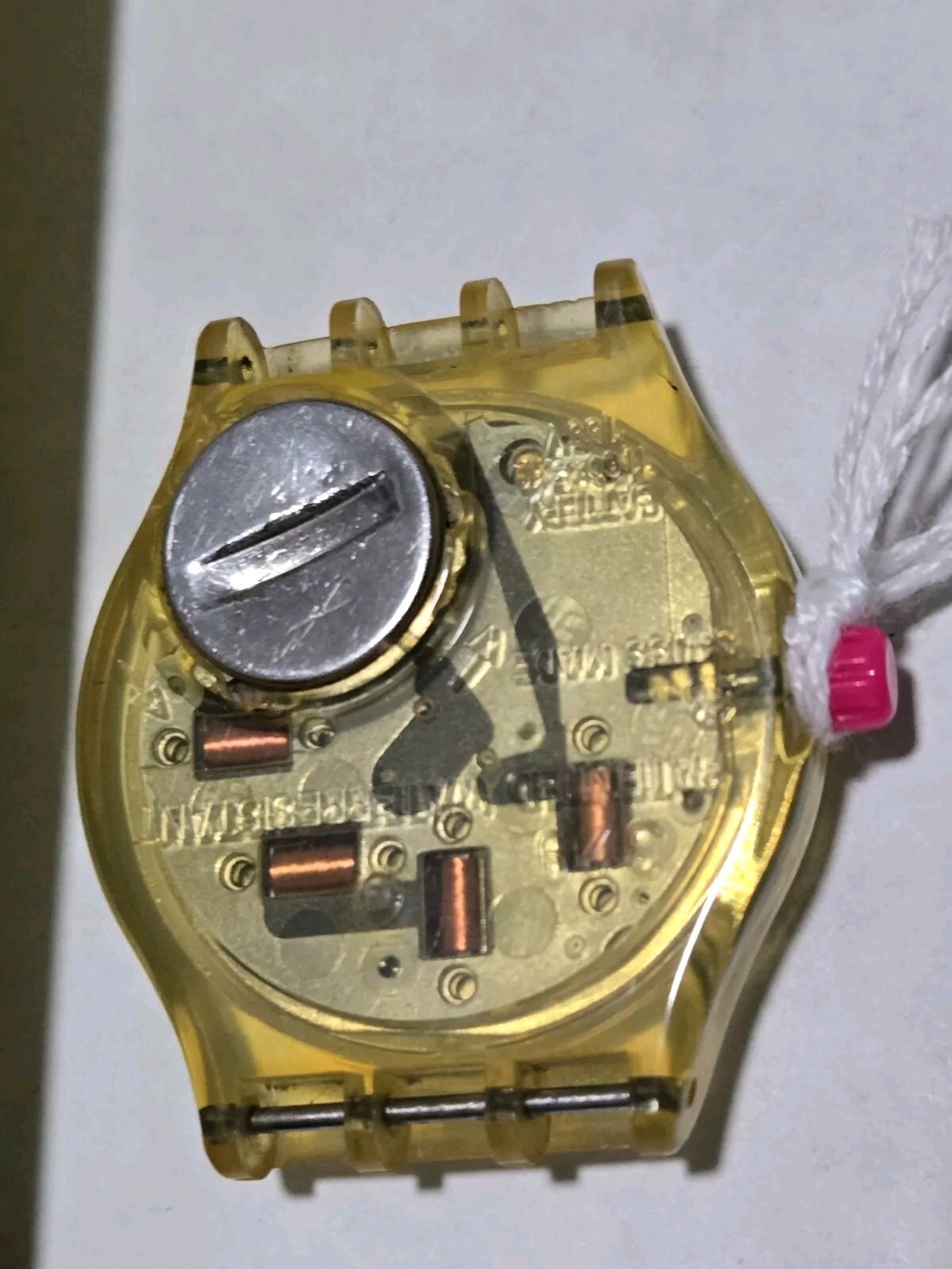 Vtg 1993 Swiss Swatch Stop Watch Le Walk, Le Swatch, Le Game Andale, NO BANDS