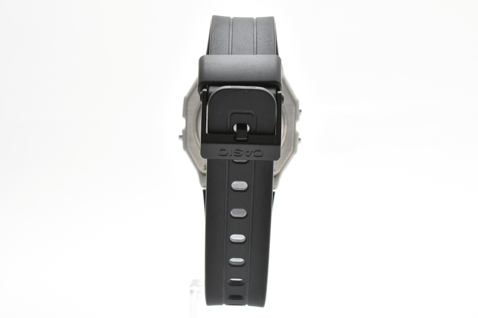 【EXC+５】CASIO F-91W Digital Quartz Watch Black Resin Alarm Chronograph 30M Japan
