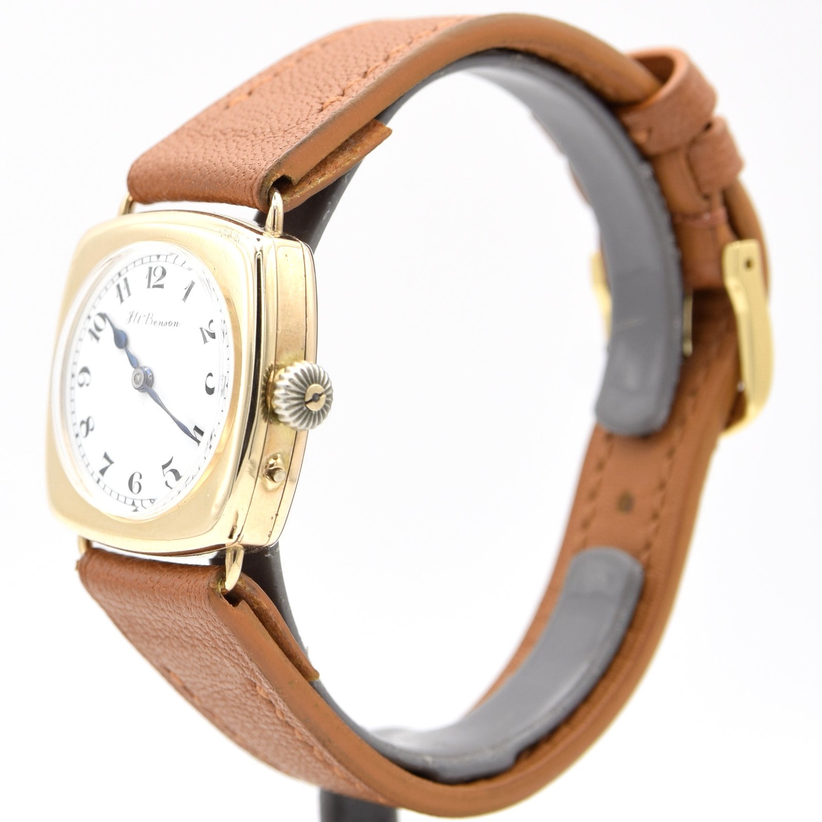 1925 JW Benson Rare All English made Watch with Enamel Dial and Arabic Numerals