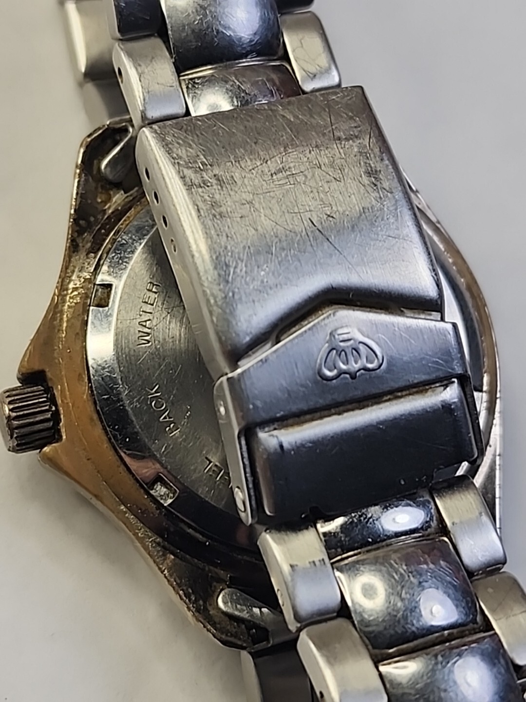 Men’s Jules Jurgensen Diver Watch Screw-Down Crown Quartz New Battery