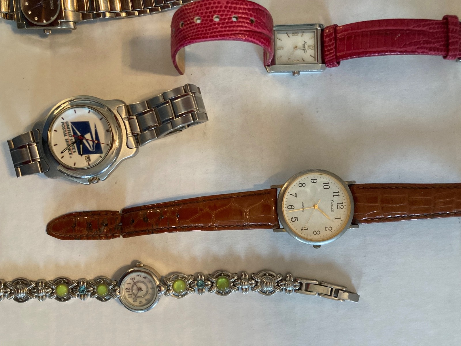 Lot of 8 Assorted Vintage Watches–Untested–May Work But Selling as Parts