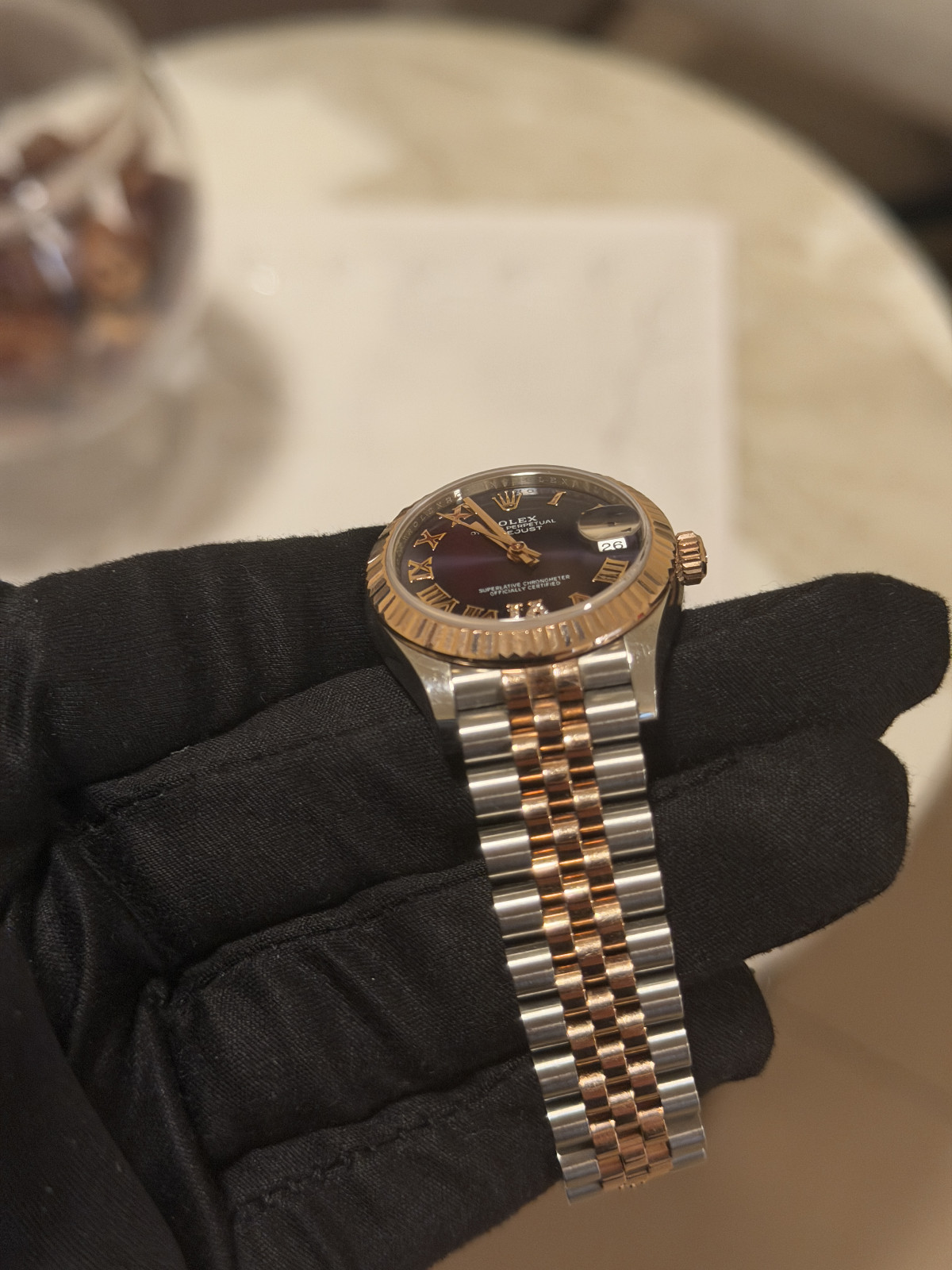 Rolex DateJust Aubergine VI Diamonds 2025 31MM