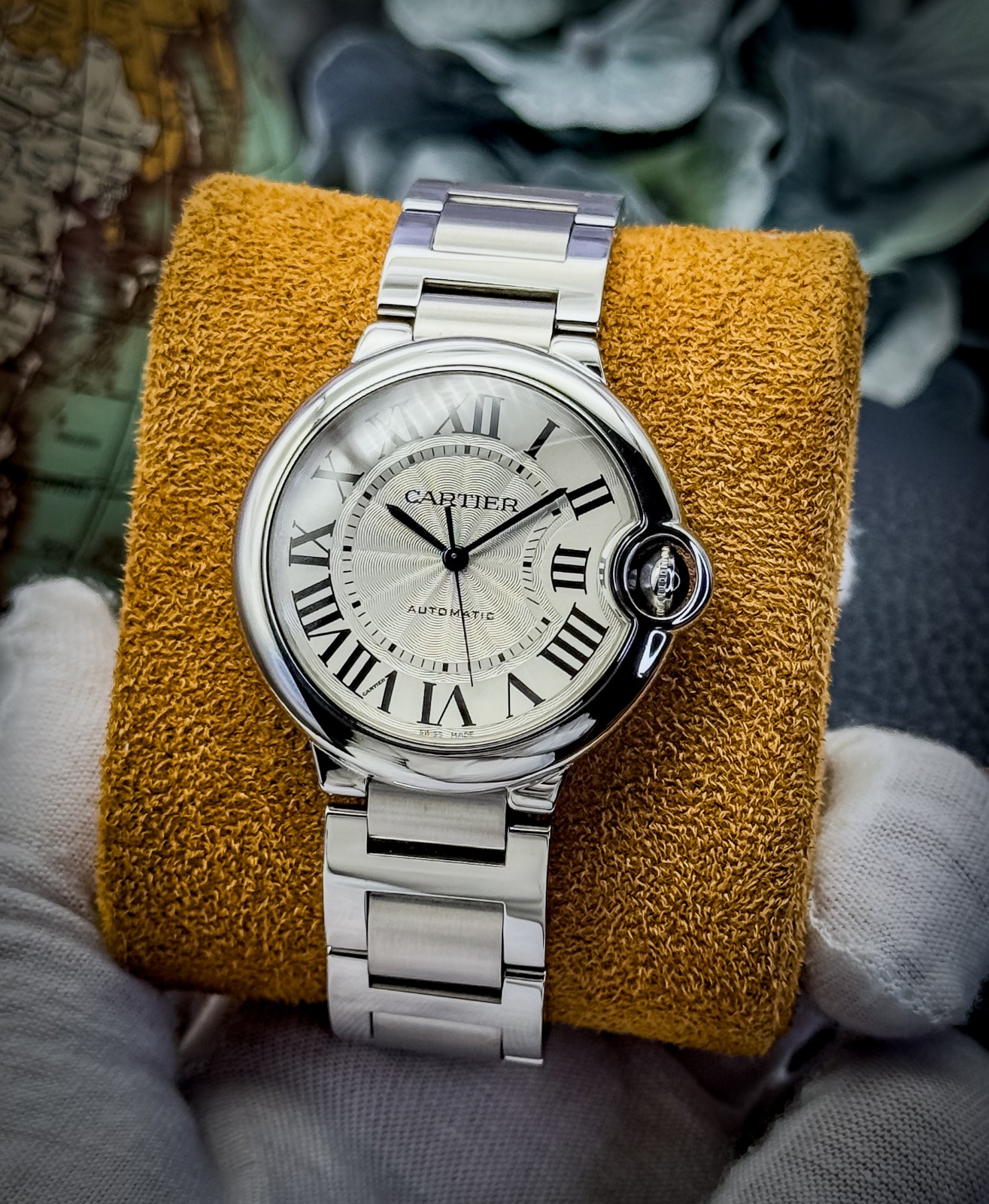 Cartier Ballon Bleu 36mm Automatic Blue hands – W6920046 – Box & Papers
